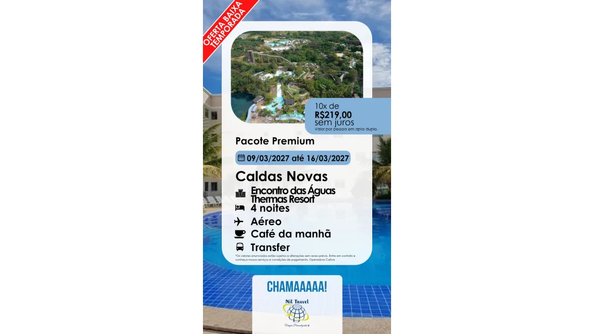 Caldas Novas - Baixa Temporada